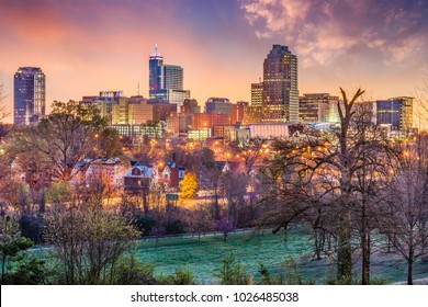 Raleigh, North Carolina, USA skyline.