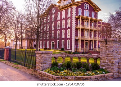 Raleigh, North Carolina USA-03 12 2021: A View Of Estey Hall At Shaw University, The Nation's First Historically Black College.