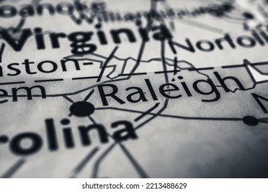 Raleigh On The USA Map