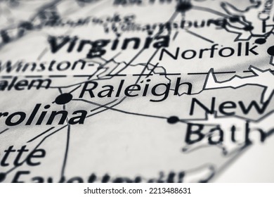 Raleigh On The USA Map