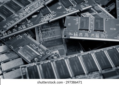 ram memory background color processed blue studio