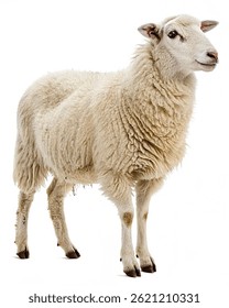 Ram on a white background