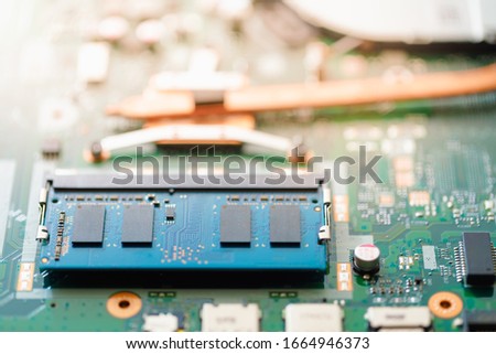 ram so-dimm ddr4 memory module, close-up view