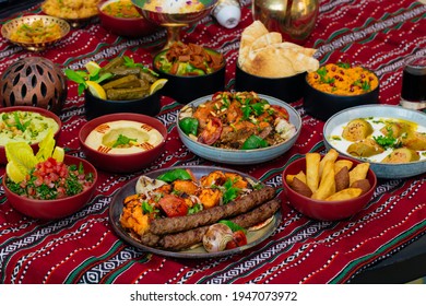 Ramadan Iftar Table With Food