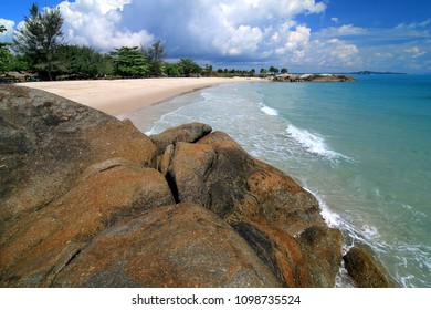 Rambak Beach In Sungailiat City