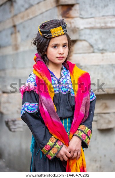 Ramburetchitral Pakistan April Circa 2019 Portrait Stock Photo ...