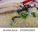 Ramen chicken with white soup