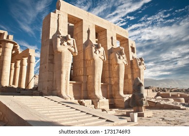 Ramesseum In Luxor 