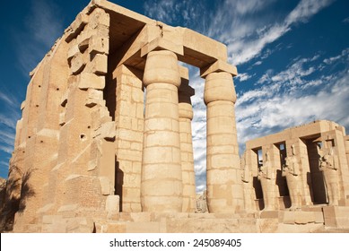 Ramesseum In Luxor 