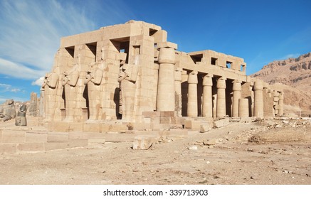 Ramesseum In Luxor 