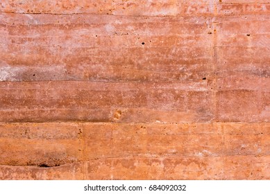 Rammed Earth Wall Brown