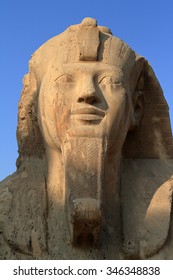 Ramses Statue In Memphis Egypt