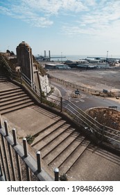 Ramsgate, Kent | UK -  2021.05.29: The View Of Port Of Ramsgate Closed On Bank Holiday Weekend