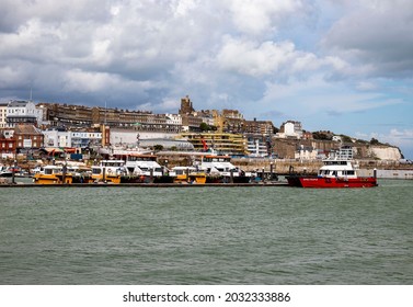 Ramsgate is a seaside town in the district of Thanet in east Kent, England. It was one of the great English seaside towns of the 19th century.Ramsgate 09 August 2021 United Kingdom