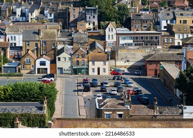 RAMSGATE, UNITED KINGDOM - Sep 10, 2022: An Aerial View Of Ramsgate Music Hall In The Town Of Ramsgate, Kent