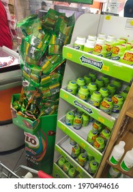 Ranau, Sabah - May 8, 2921:chocolate And Sugar Candy For Sale And Displayed Near The Checkout Counter