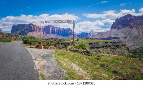 Ranch Entrance Near Zion National Park