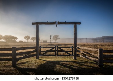 Ranch Entry Gate, Queensland Australia