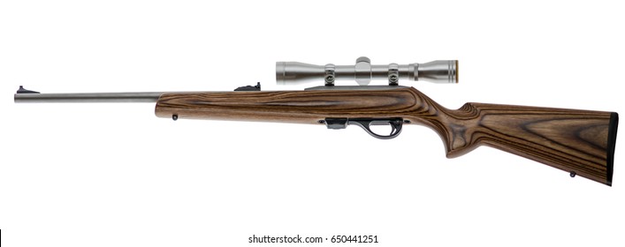 Ranch Rifle Isolated On White Background