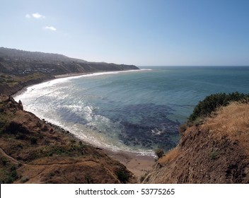 Rancho Palos Verdes Cove In Southern California.