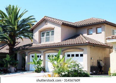 RANCHO SANTA MARGARITA, CA-AUGUST, 2015:  Executive home in a planned community in Southern California's Orange County.