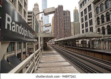 The Randolph/Wabash Stop On The Chicago El.