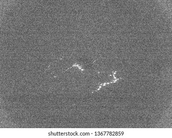 Random Black and white noise image - Static noice