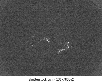 Random Black and white noise image - Static noice