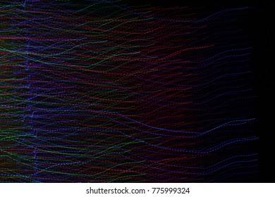 Random Complex abstract digital design lines - Background texture pattern of colourful lighting
