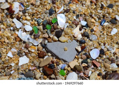 Random Items Found On The Beach Floor