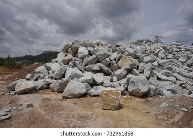 Random rocks in a pile.
