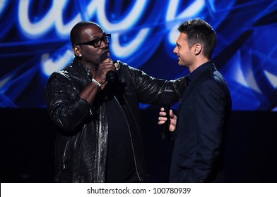 Randy Jackson And Ryan Seacrest At The 