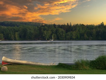 The Rangeley Lake Sunset, Maine