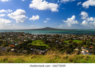 Rangitoto Island From Devonport, Auckland, New Zealand