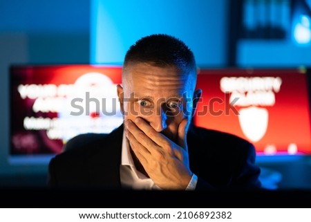Ransomware Cyber Malware Attack. Ransom Virus Screen