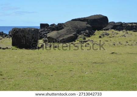 Rapanui, Easter, Island, moai, statues, Pacific, light, golden, sunrise, sunset, magic, mystical, serenity, peace, calm, landscape, ocean, volcanic, heritage, culture, ancient, stone, nature, sky, hor