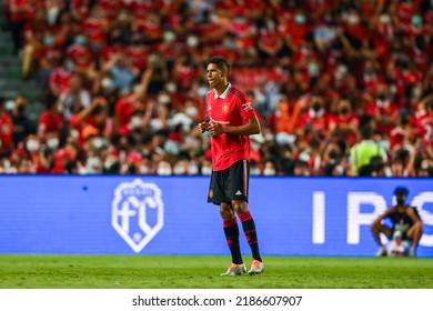 Raphael Varane Of Manchester United In Action During The Match Manchester Utd And Liverpool At Rajamangala Stadium On July 12 2022, Bangkok Thailand