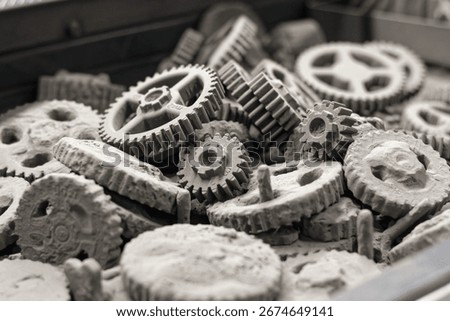 Rapid prototyping of gears or cogs on an SLS 3D Printer