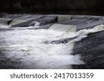 rapids at a large barrage
