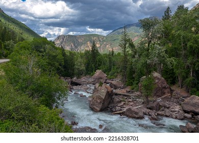 Rapids On Crystal River In Rocky Mountains Between Carbondale And Redstone (Pitkin County, Colorado)