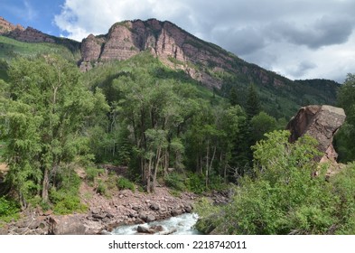 Rapids On Crystal River In Rocky Mountains Between Carbondale And Redstone (Pitkin County, Colorado)