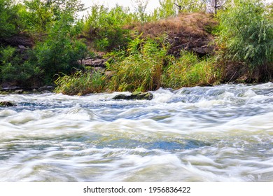 Rapids On The Inhulets River In Kryvyi Rih, Ukraine