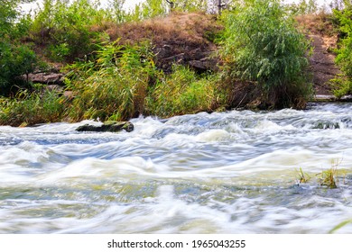 Rapids On The Inhulets River In Kryvyi Rih, Ukraine