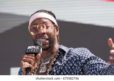 Rapper 2 CHAINZ Attended And Performs At The 2017 BET Experience 106 And Park Sound Stage At The Microsoft Center June 23rd, 2017 In Los Angeles, California -USA