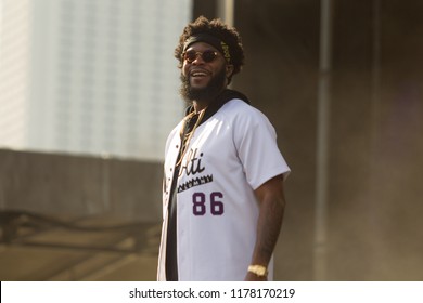 Rapper Big K.R.I.T. Performs on stage during the One Music Festival on September 8th-9th 2018 in Central Park Atlanta Georgia - USA - Shutterstock ID 1178170219