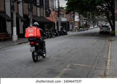 Rappi delivery service in Vila Nova Conceição São Paulo - São Paulo, SP, Brazil - 01/02/2020