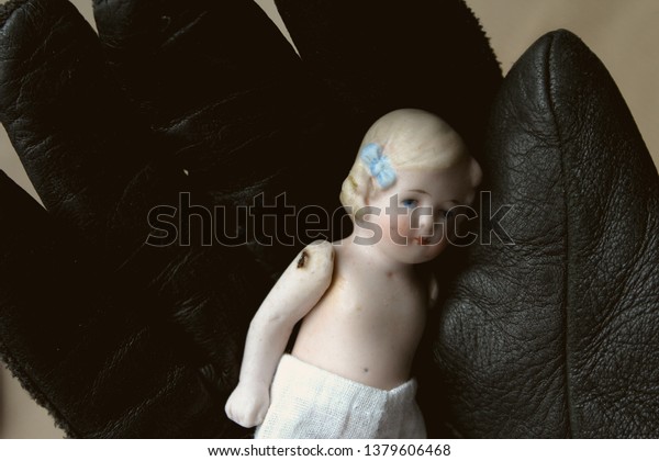 Rare Beautiful Miniature Dollhouse Doll Made Stock Photo Edit Now