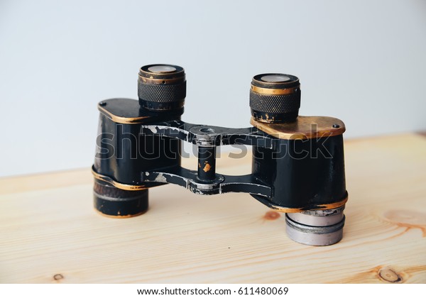 binoculars on a stick