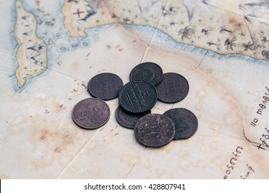 Rare Coins On Map