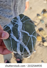 Rare Rock On The Sicilian Beach